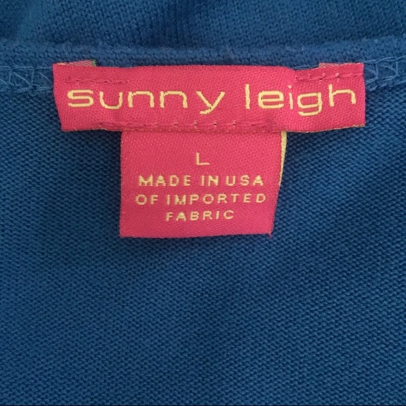 Sunny Leigh Blue Twist Bottom Sweater - Picture 4 of 6